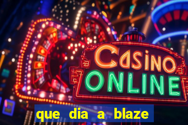 que dia a blaze paga o cashback